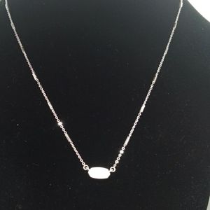 Kendra Scott Fern Silverstone necklace